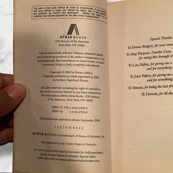 Everything In Its Place By Evelyn Palfrey Paperback Romance Novel - Picture 3 of 12